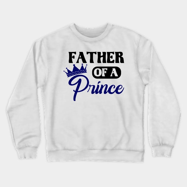 Father And Son Matching Group King Prince Design Crewneck Sweatshirt by PlimPlom